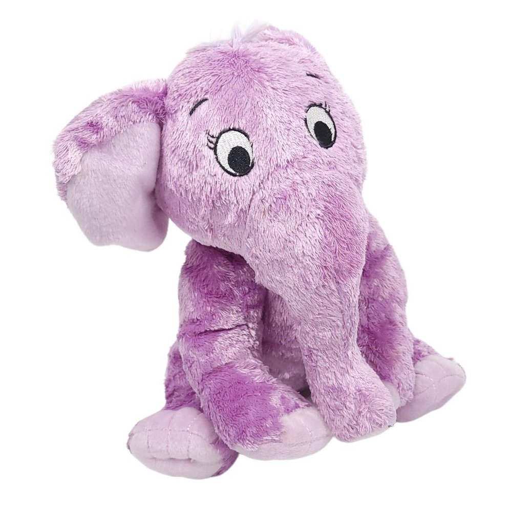 Kohls Care Purple Elephant Plush Dr Seuss The Nose Book 10" Stuffed Animal Toy